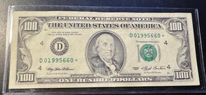 $100 Star Note  1993  Uncirculated - Picture 1 of 2