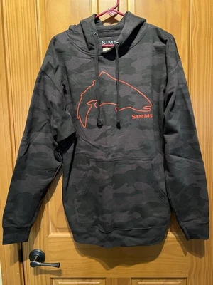 Simms Fishing Pullover Hoody Camo Men’s Size Medium New - Image 1 of 3