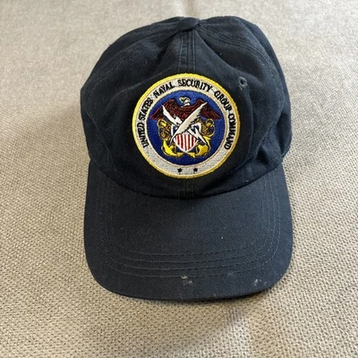 PARCHE SOMBRERO GRUPO SEGURIDAD MARINA EE. UU. Edzell Escocia Correa Trasera Foto 1 de 4