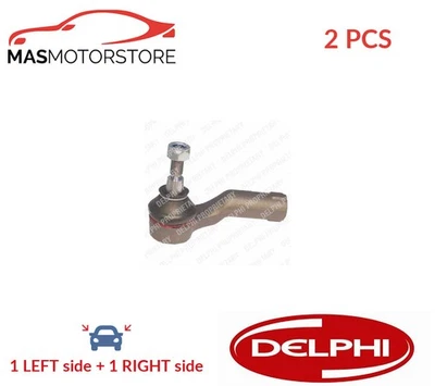 TRACK ROD END RACK END PAIR FRONT DELPHI TA1989 2PCS I NEW OE REPLACEMENT - Image 1 of 4