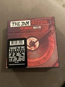 THE JAM 45 RPM THE SINGLES 1977 - 1979 -  9 CD SINGLE BOX  SET NUMBERED - Picture 1 of 3