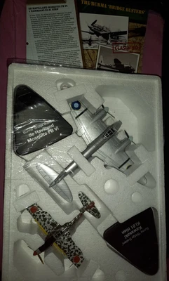 Par de duelos Mosquito y Kawasaki Atlas Editions The Birmania 'Bridge Busters' Foto 1 de 3