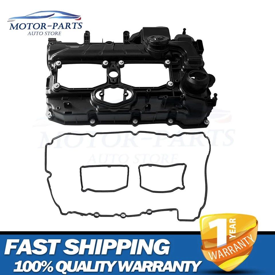 Cubierta de válvula con junta y tapa de aceite para 12-18 BMW N20 F10 320i 328i 528i X3 X5 Z4 X1 Foto 1 de 4