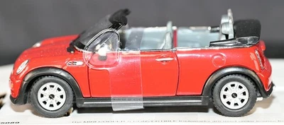 Mini Cooper S Convertible Red 1:28 Diecast Kinsmart mint in box - Image 1 of 4