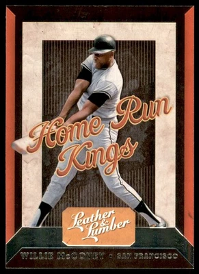2019 Panini Leather and Lumber Home Run Kings #3 Willie McCovey - BB - Image 1 of 2