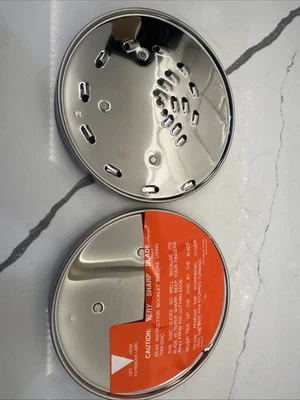 Cuisinart Prep 11 Plus Food Processor DLC-844TX Slicer & DLC-837TX Grater Discs - Image 1 of 4