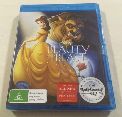 Beauty and the Beast (1991) - 25th Anniversary Signature Blu-Ray | New - Image 1 of 2