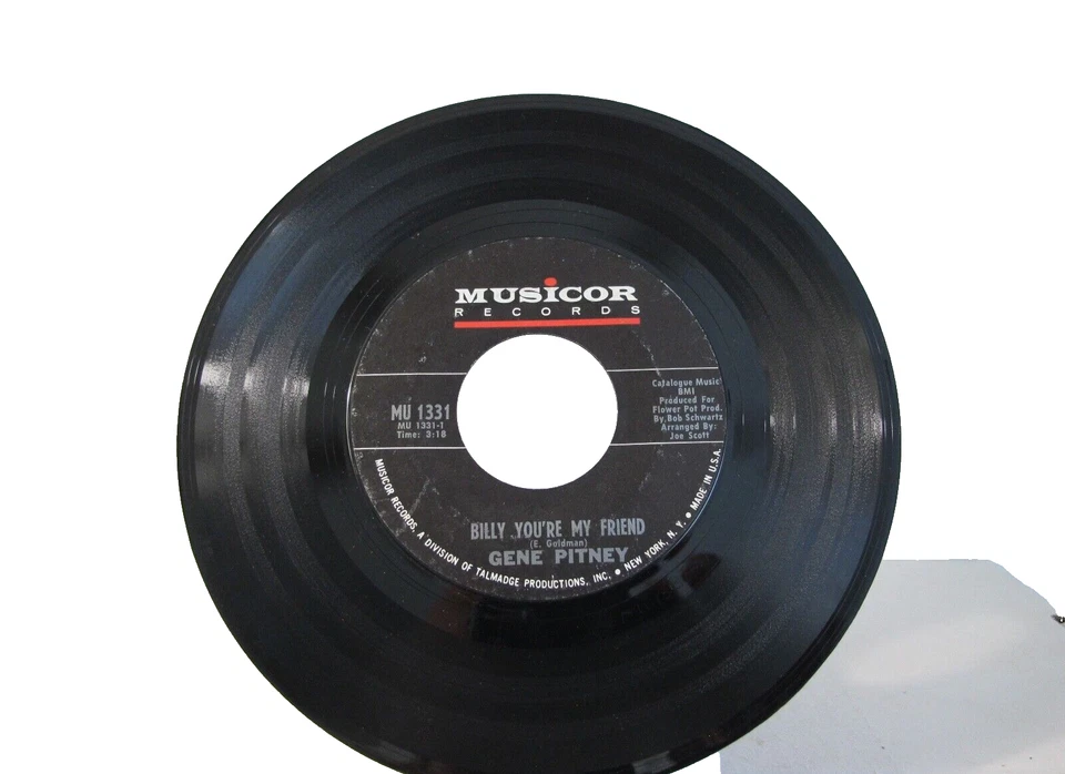 45 RECORD - GENE PITNEY - LONELY DRIFTER Foto 1 de 1