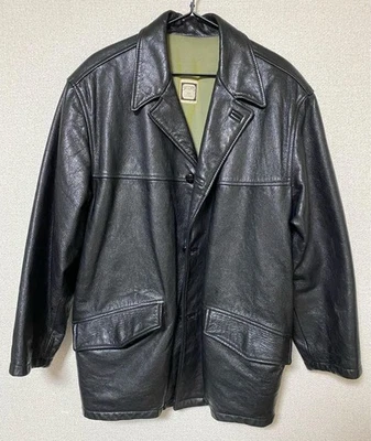 SICONS Genuine Leather Jacket Made in Italy Vintage Lightly Worn Buttons - Image 1 of 4