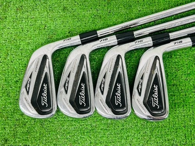 Titleist 716 AP2 Forged Iron Set 4-9+PW Dynamic Gold S200 AMT Stiff Flex EL2437 - Image 1 of 4