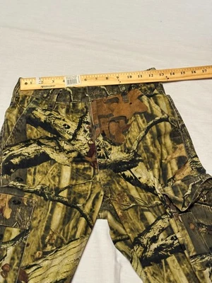Pantalones camuflados Russell Outdoors para niños REAL L 14-16 roble musgo peso medio carga #7286 Foto 1 de 4