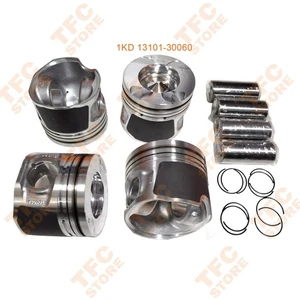 1KD 1KD-FTV Piston Kit With Pin For Toyota Engine Rebuild Kit 13101-30060 4PCS - Picture 1 of 3