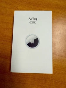 Apple AirTag 4 Pack - Brand New Sealed In Box - Picture 1 of 1