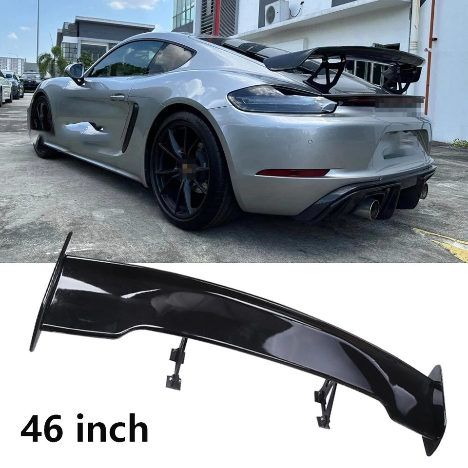 For Porsche Carrera 911 46" Car GT Style Trunk Rear Spoiler Wing Glossy Black - Image 1 of 4