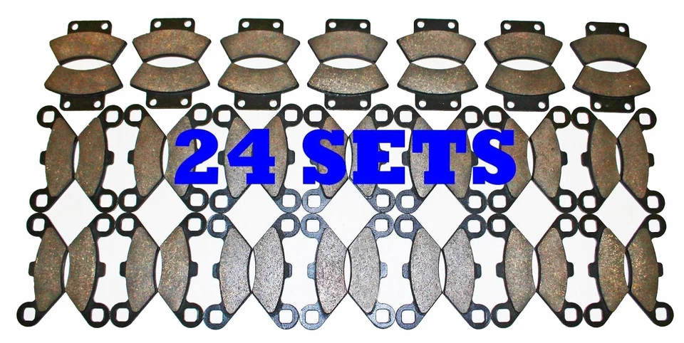 24 Sets 1995 Polaris 300 Trail Boss 2X4 / 4X4 Front And Rear Brake Pads - Image 1 of 1