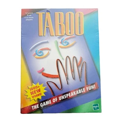 2000 TABOO With Board MB Games Hasbro Vintage Game Board Game Sealed BNIB - Image 1 of 4