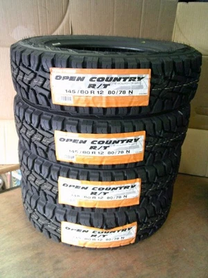 Toyo Open Country RT 145/80R12 Tires Off Road Mud Suv Kei Truck Tire 145 80 12 - Image 1 of 4