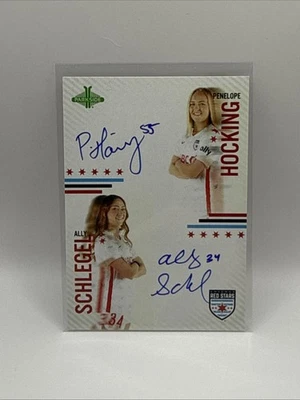2023 THE NATIONAL CONVENTION ALLY SCHLEGEL/PENELOPE HOCKING AUTOGRAPH/AUTO O9283 - Image 1 of 2
