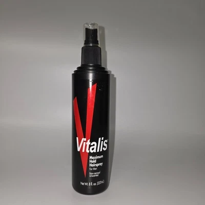 Vitalis Maximum Hold spray para el cabello para hombres sin aerosol sin perfume / 8 fl oz Foto 1 de 2