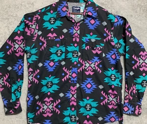 Camisa Wrangler X-Long Tails Para Hombres 17 1/2 - 36 Corte Vaquero Azteca Suroeste - Imagen 1 de 12