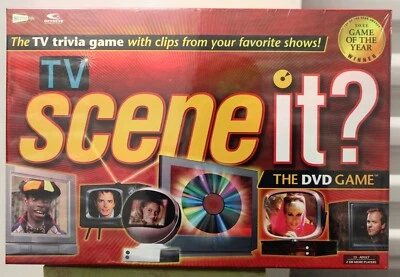TV SCENE IT DVD GAME Trivia Party Television Clips Adults Board Family party NEW - Image 1 of 4