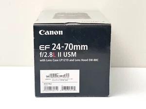 Canon EF 24-70mm F2.8 L II USM Full-Frame Camera Lens - Picture 1 of 14