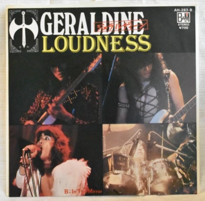 LOUDNESS - GERALDINE / IN THE MIRROR - JAPANESE IMPORT - 1983 - OUT OF PRINT - Image 1 of 4