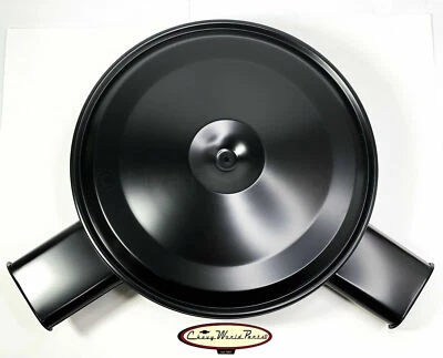 LIMPIADOR DE AIRE CHEVY 70-72 CAMARO DOBLE SNORKEL CON TAPA NEGRA Foto 1 de 4