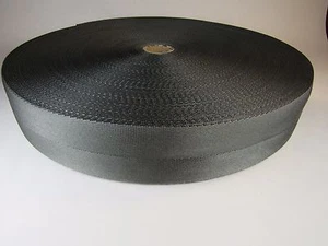 20 feet 2 1/4 FOLIAGE GREEN military heavy nylon/polyester webbing    - Bild 1 von 2