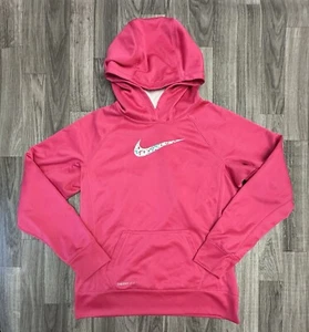 Nike Hoodie Girls XL Hot Pink  Therma Fit Sweatshirt Sweater Youth Performance - Picture 1 of 8