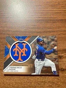 Patch commemorativa Topps 2023 del passato #POTPFL Francisco Lindor - Foto 1 di 1