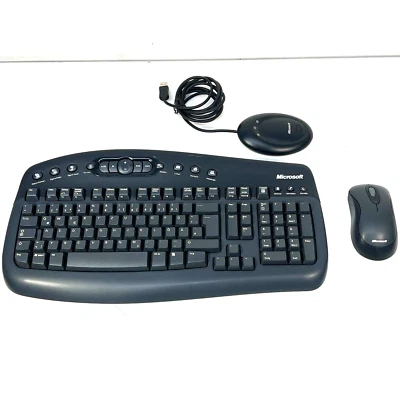 Complet Microsoft Wireless Multimedia Keyboard 1.1 2.1 QUERTZ Deutsch - Bild 1 von 4