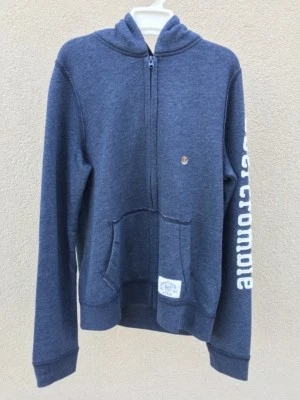ABERCROMBIE NIÑOS NIÑOS SUDADERA CON CAPUCHA Talla PEQUEÑA Azul Marino NUEVA CREMALLERA AUTÉNTICA Foto 1 de 4