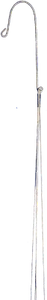 Metallaufhänger für Holzkörbe Tontöpfe .. sehr gute Qualität 90 cm lang - Bild 1 von 1