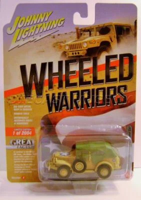 WWII DODGE WC57 COMMAND CAR V/A WHEELED WARRIORS MILITARY JOHNNY LIGHTNING - Image 1 of 2