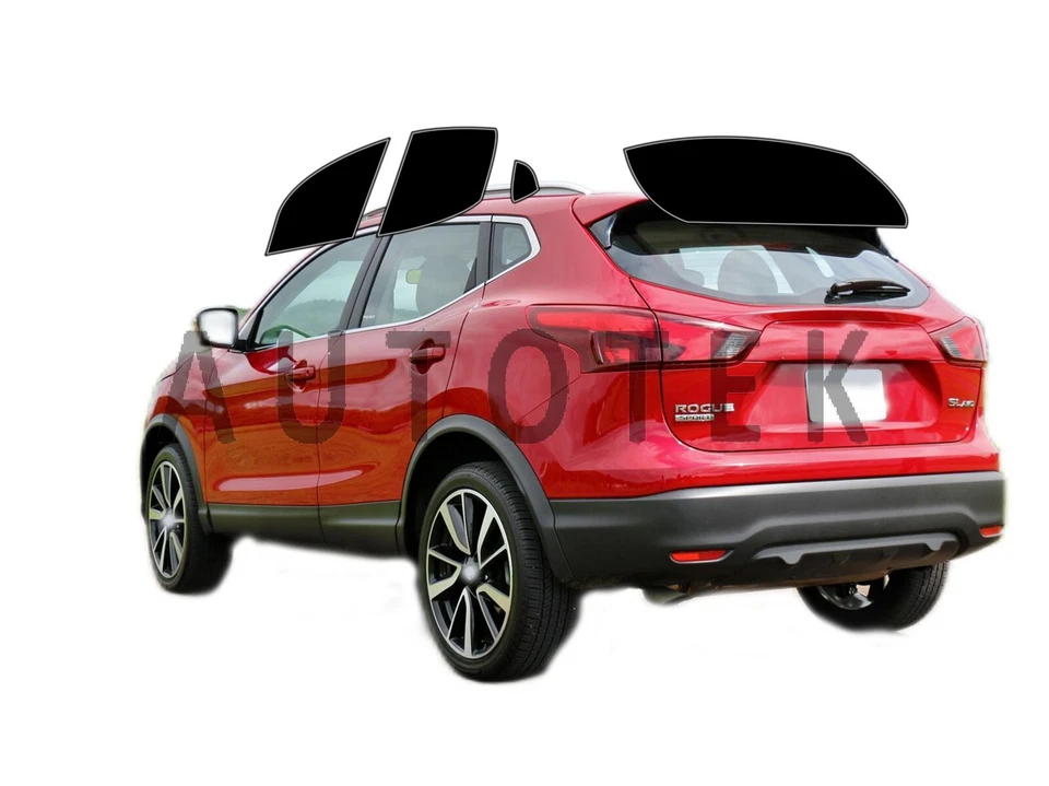 Película premium precortada para ventanas laterales para Nissan Rogue Sport 2017-2022 tinte de vidrio Foto 1 de 4