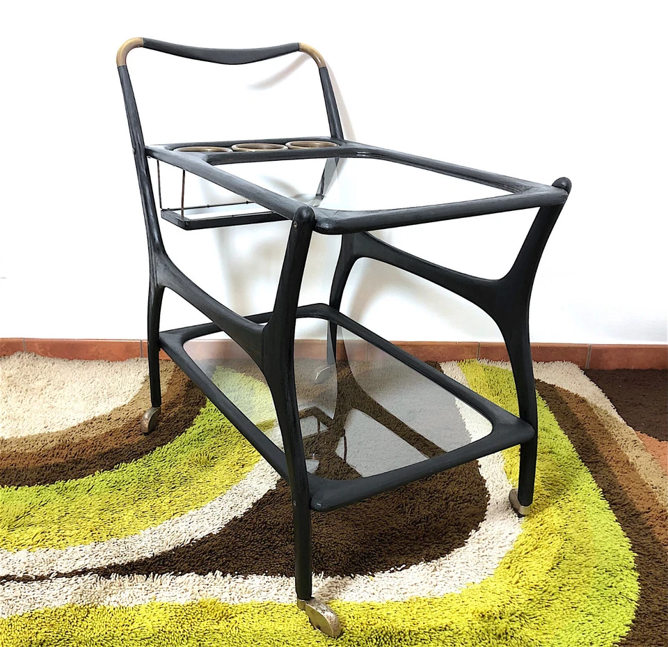 Carrello Bar di Ico Parisi By De Baggis Anni 50 Made in Italy  VINTAGE INTERIOR - Immagine 1 di 4