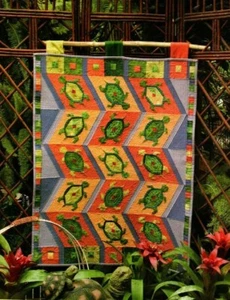 Traveling Turtles Quilt Pattern Pieced/Paper Pieced LD - Picture 1 of 1
