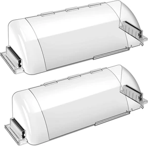 9-15.5 Inch Adjustable Air Vent Deflectors, 2 Pack Clear Magnetic Air & Heat Def - Picture 1 of 6