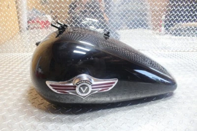 Kawasaki Vulcan 1500 VN1500N 2007 clásica negra OEM tanque de gasolina gasolina Foto 1 de 4