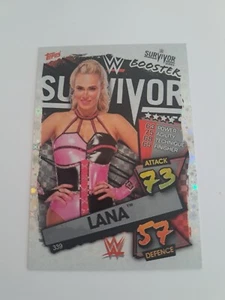 Lana #339 WWE Slam Attax 2021 Topps Survivor Series Booster TCG Card - Picture 1 of 2
