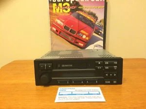 BMW C33 RADIO STEREO CASSETTE E36 318 323 328 E30 E31 E32 E34 540 840 M3 Z3 CODE - Picture 1 of 10
