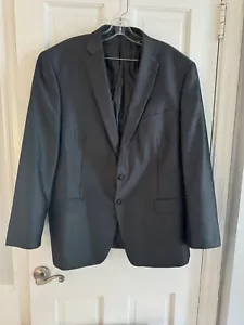 Giacca blazer cappotto sportivo fantasia grigio scuro uomo CALVIN KLEIN taglia 46 R - Foto 1 di 8