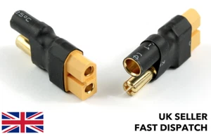 XT60 female to 5.5mm bullet/banana adaptor/connector/plug block RC LiPo Pos2Male - Picture 1 of 4