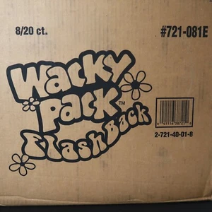 2008 WACKY PACK FLASHBACK SERIE 1 VERSIEGELTE BLISTERHÜLLE 8/20CT CS - Bild 1 von 5
