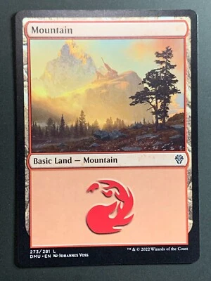 Mountain 273/281 Common Land  Dominaria Magic Card MTG 2022 NonFoil - Image 1 of 2