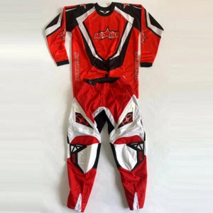 NO FEAR SPECTRUM MOTOCROSS KIT PANTS JERSEY MGMX RED / WHITE / BLACK - Picture 1 of 4