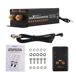 Controlador aislador inteligente de batería doble universal de 300 amperios para auto camión cámper SUV - Imagen 1 de 12