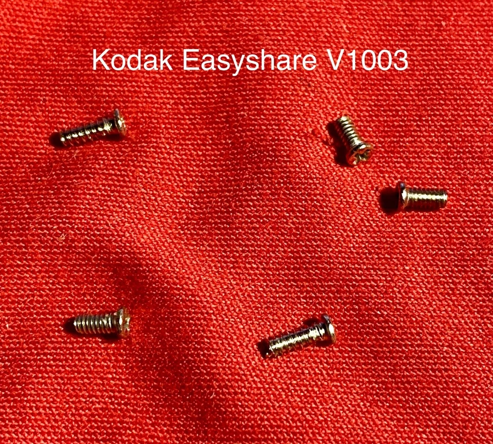 Tornillos de cuerpo para cámara digital Kodak EasyShare V803, V1003 (5 piezas) Foto 1 de 1