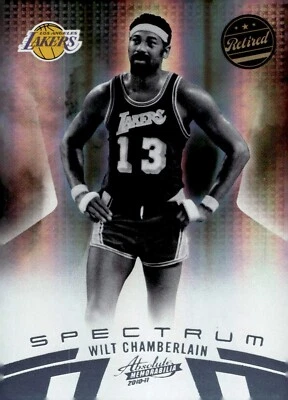 2010-11 Absolute Memorabilia Spectrum Platinum #124 Wilt Chamberlain /25 Lakers - Image 1 of 2
